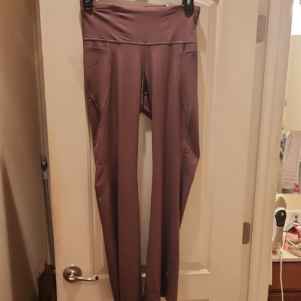 Old Navy Large Women's High-Waisted Mauve Leggings Nwt